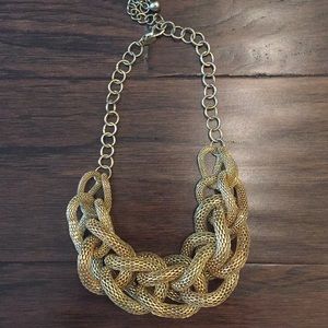 Express chunky gold chain necklace